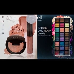 BECCA (Blush/Lip Gloss) & ELF (Eye Shadow Palette)